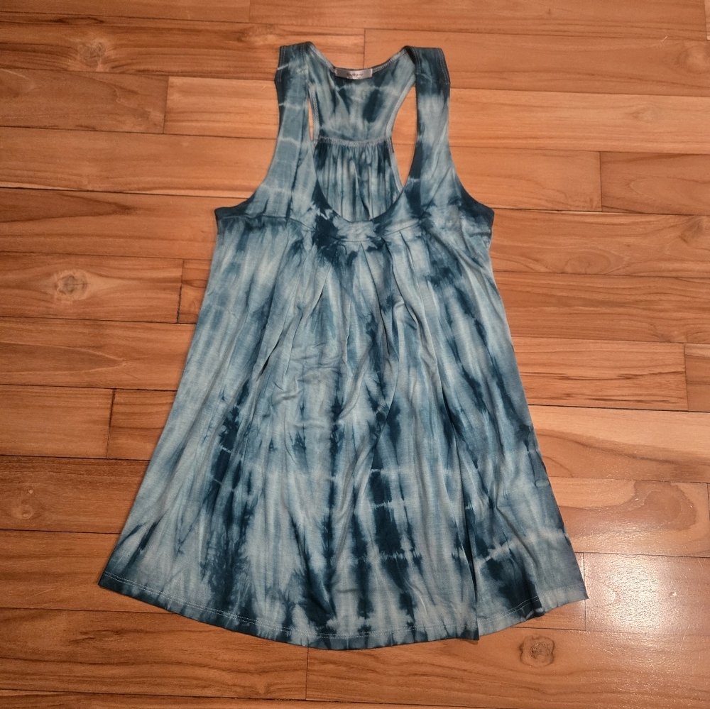 Soprano Teal Tie-Dye Top